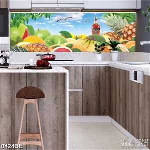 Tranh treo bếp đàn hải âu bay trên trời xanh