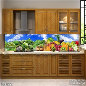 Tranh cả bầu trời rau củ treo tường