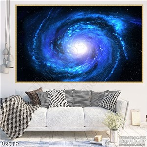 Tranh trần xuyên sáng ánh sáng ngoài vũ trụ