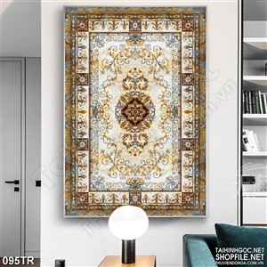 Tranh trần hoa văn cổ điển nghệ thuật