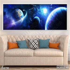 Tranh trần nhà nghệ thuật vũ trụ rộng lớn