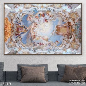 Tranh dán trần phòng ngủ nghệ thuật vị thần Hy Lạp