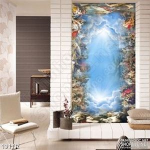 Tranh trần  nhà cuộc chiến của nhân loại 3d