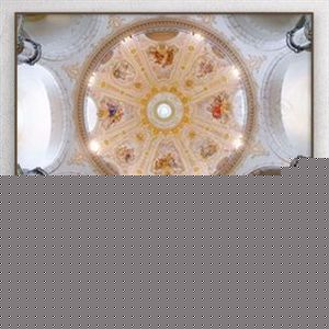 Tranh trần lâu đài nguy nga nghệ thuật