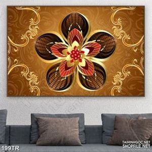 Tranh trần psd bông hoa thiết kế tinh xảo