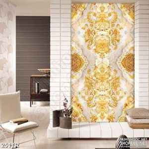 Tranh dán trần hoa văn vàng cổ điển trang trí