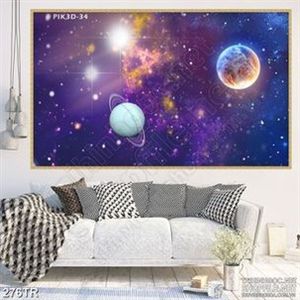 Tranh trần in uv những hành tinh ngoài vũ trụ