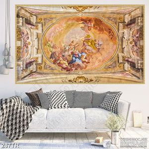 Tranh trần in canvas những vị thần tối cao