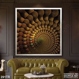 Tranh trần trang trí thiết kế hoa văn tinh xảo