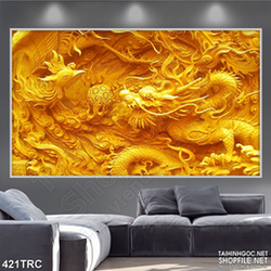 Tranh rồng phượng tranh hùng nghệ thuật