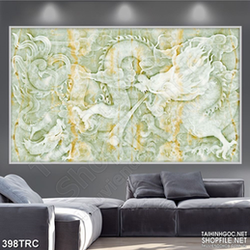 Tranh in uv long vương nhả ngọc quý