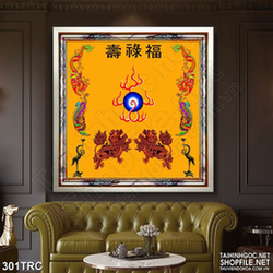 Tranh viên ngọc rồng nghệ thuật in gạch men