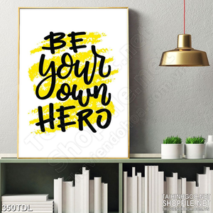 Tranh động lực phát huy điểm mạnh của bản thân in canvas