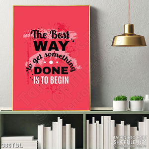 Tranh động lực để chạm tới thành công in 3d