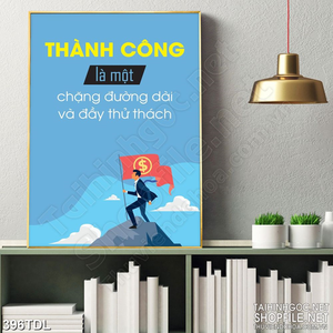 Tranh động lực công việc thành công là chặng đường dài