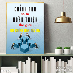 Tranh in 3d động lực hoàn thiện thế giới của bản thân