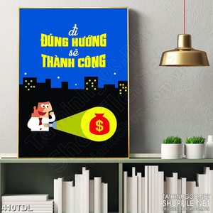 Tranh công việc động lực đi đúng hướng để thành công