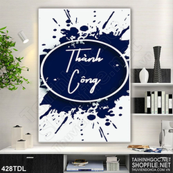 Tranh động lực quyết tâm để thành công in 3d