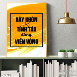 Tranh in 3d động lực luôn sáng suốt trong công việc
