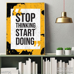 Tranh công việc động lực ngừng suy nghĩ bắt đầu làm