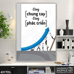 Tranh công việc động lực chung tay cùng phát triển