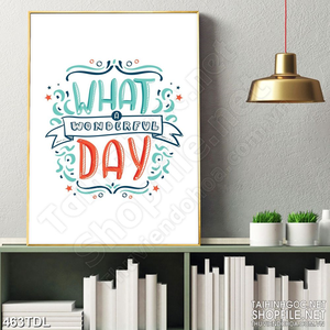 Tranh động lực ngày tuyệt vời in 3d