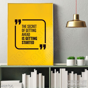 Tranh in canvas động lực bí mật trong công việc