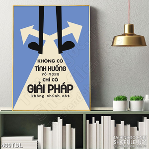 Tranh văn phòng động lực tìm kiếm giải pháp