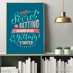 Tranh in canvas động lực luôn luôn có gắng