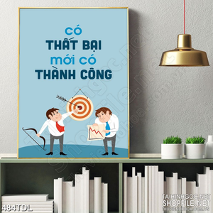 Tranh động lực văn phòng có thất bại mới thành công