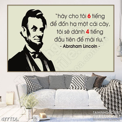 Tranh văn phòng động lực về giá trị của thời gian