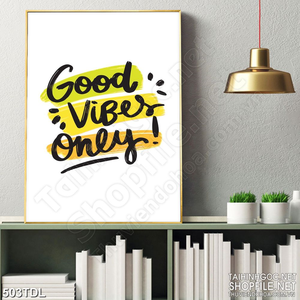 Tranh động lực về rung cảm tốt in canvas