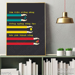 Tranh động lực bức phá trong công việc