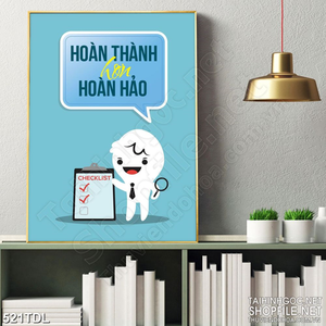 Tranh in 3d động lực hoàn thành hơn hoàn hảo