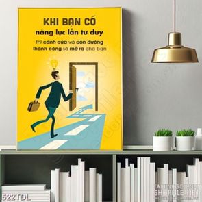 Tranh động lực phát triển tư duy trang trí