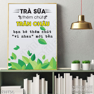 Tranh ca phe động lực phát huy gia vị trong cuộc sống in 3d