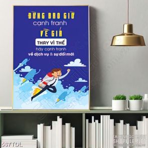 Tranh in treo tường động lực canh tranh lành mạnh