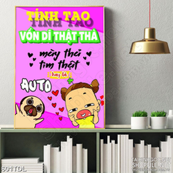 Tranh in uv động lực tình yêu trong sáng