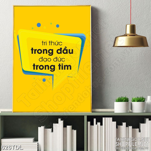 Tranh động lực đạo đức là quan trọng in 3d Tranh động lực đạo đức là quan trọng in 3d