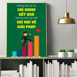 Tranh in treo tường động lực giải quyết tốt vấn đề Tranh in treo tường động lực giải quyết tốt vấn đề