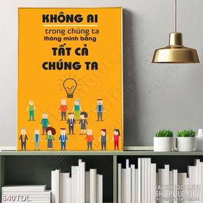 Tranh động lực đoàn kết trong tập thể in 3d Tranh động lực đoàn kết trong tập thể in 3d
