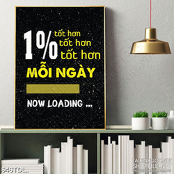 Tranh động lực cố gắng hoàn thiện mỗi ngày công việc Tranh động lực cố gắng hoàn thiện mỗi ngày công việc