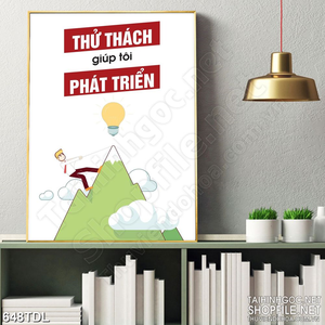 Tranh động lực thử thách để phát triển trang trí Tranh động lực thử thách để phát triển trang trí