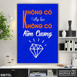 Tranh động lực không áp lực không có kim cương in canvas Tranh động lực không áp lực không có kim cương in canvas