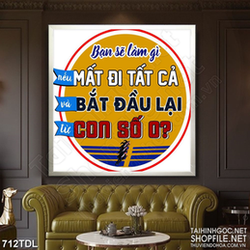 Tranh văn phòng động lực để bắt đầu từ con số 0 Tranh văn phòng động lực để bắt đầu từ con số 0