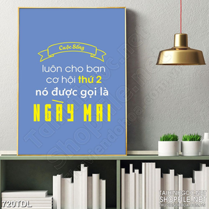 Tranh văn phòng động lực cơ hội thứ 2 được gọi là ngày mai Tranh văn phòng động lực cơ hội thứ 2 được gọi là ngày mai