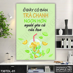 Tranh ca phe in canvas động lực chém gió cùng trà chanh Tranh ca phe in canvas động lực chém gió cùng trà chanh