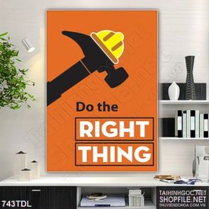 Tranh động lực làm điều đúng đắn trong công việc Tranh động lực làm điều đúng đắn trong công việc