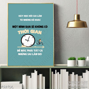Tranh trang trí động lực để giảm thiểu mắc sai lầm Tranh trang trí động lực để giảm thiểu mắc sai lầm