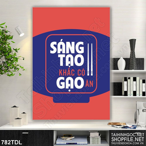 Tranh trang trí động lực phát huy tính sáng tạo Tranh trang trí động lực phát huy tính sáng tạo